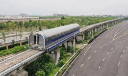 磁悬浮列车视频,未来交通的空中飞驰之旅